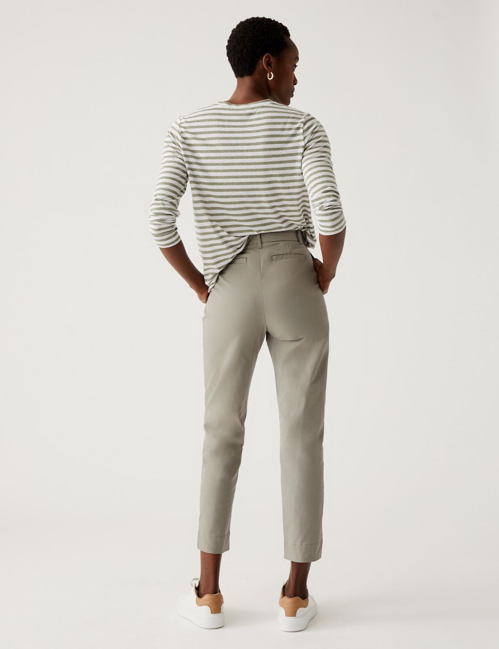 Cotton Rich Tapered Chinos image 5