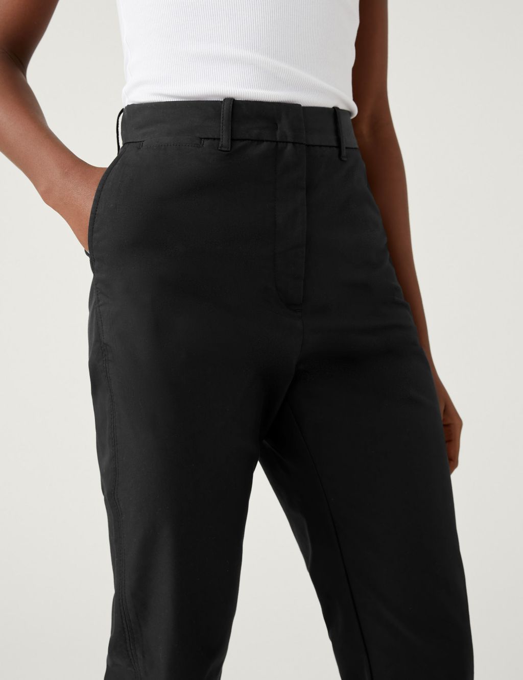 Cotton Rich Tapered Chinos image 2
