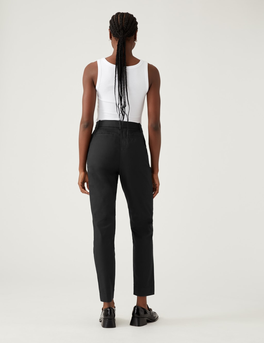 Cotton Rich Tapered Chinos image 3