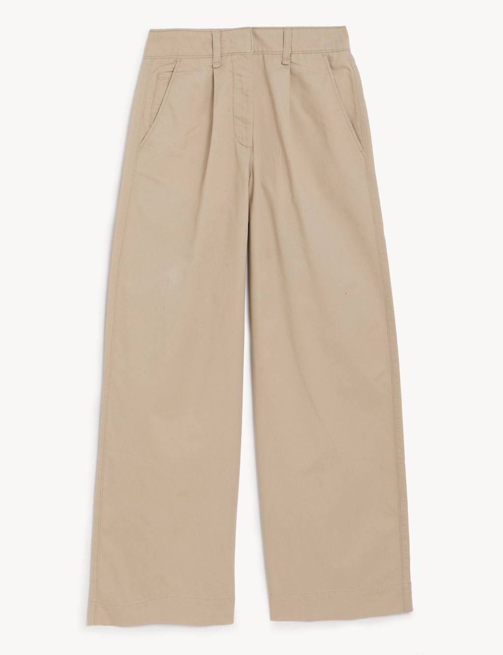 Pure Cotton Slouchy Wide Leg Chinos image 2