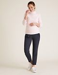 Maternity Jersey Over Bump Tapered Trousers