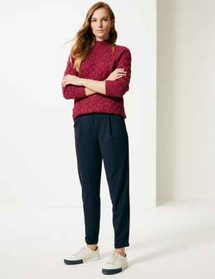 MARKS AND SPENCER // SLIM LEG JOGGERS //<BR>£25.00