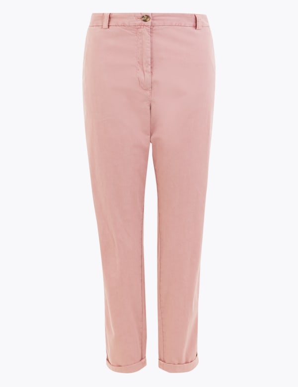 Women S Pink Trousers M S