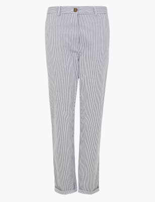 m&s ladies white trousers