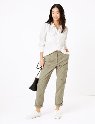 marks and spencer womens casual trousers