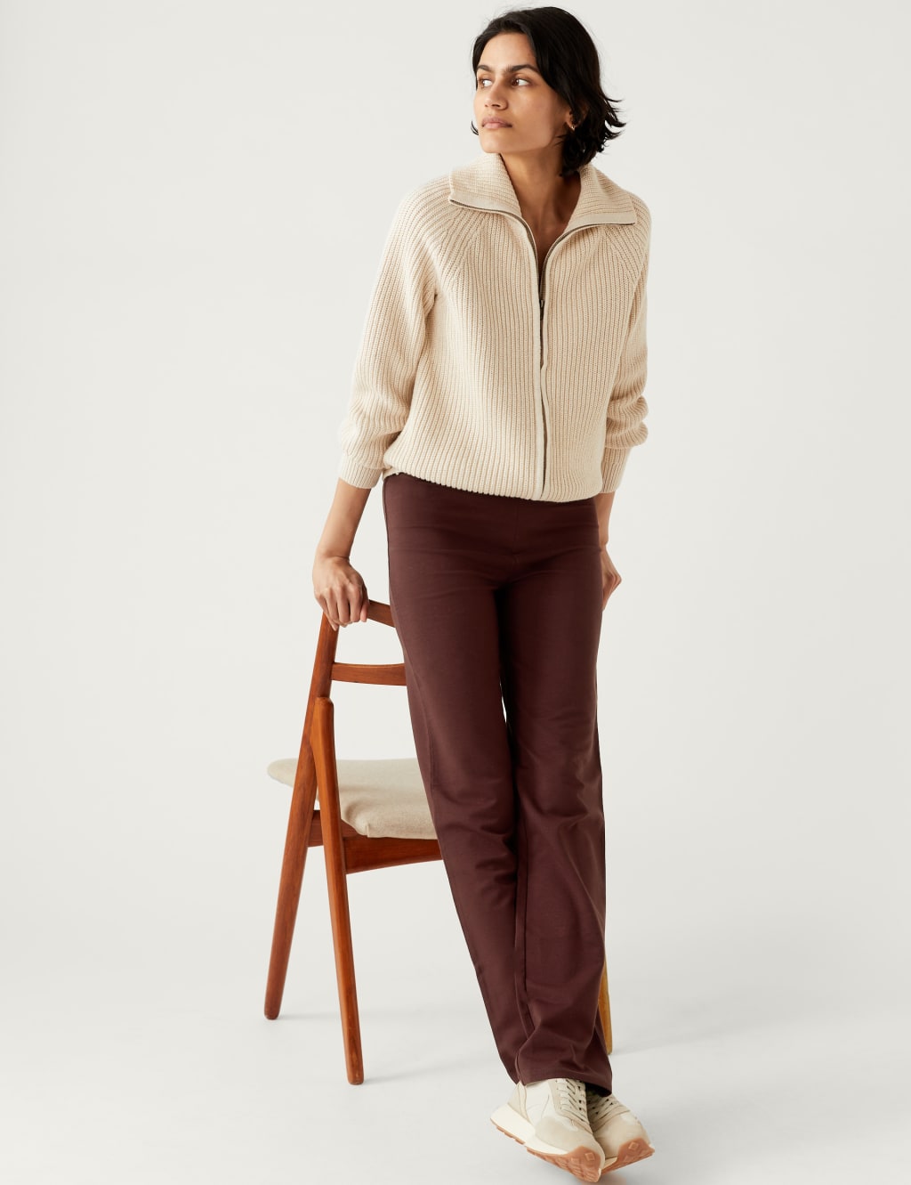 Cotton Rich Straight Leg Joggers image 2