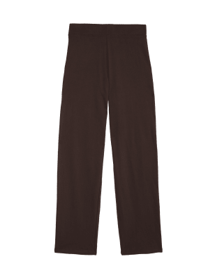 

Womens M&S Collection Cotton Rich Straight Leg Joggers - Bitter Chocolate, Bitter Chocolate