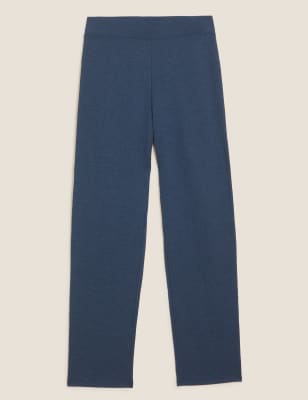 

Womens M&S Collection Cotton Rich Straight Leg Joggers - Indigo, Indigo