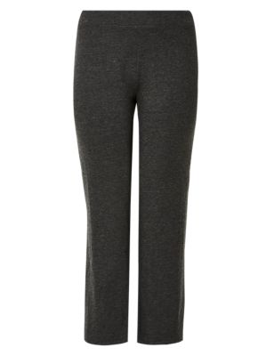 

Womens M&S Collection CURVE Cotton Rich Straight Leg Joggers - Charcoal, Charcoal