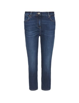 Relaxed Skinny Cropped Jeans | M&S Collection | M&S