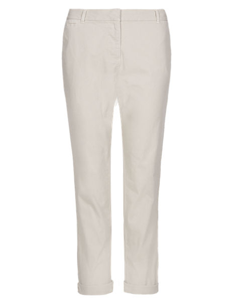 Cotton Rich Straight Leg Chinos | M&S Collection | M&S