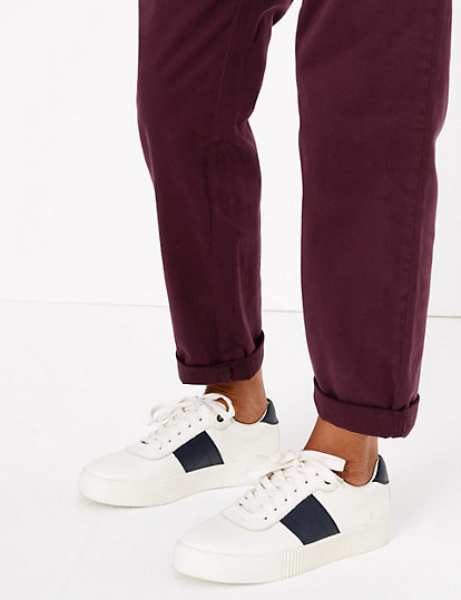 Cotton Rich Tapered Leg Chinos