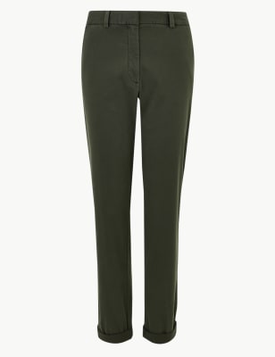 Cotton Rich Tapered Leg Chinos 