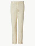 Pure Cotton Tapered Leg Chinos