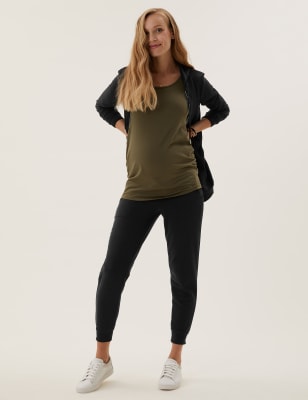 

M&S Collection Pantalón deportivo premamá con puñoWomens - Black, Black