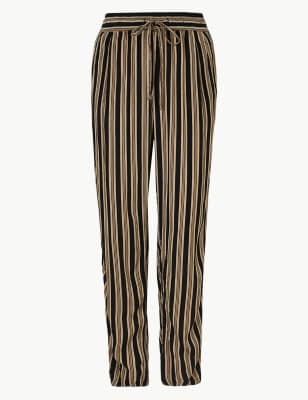 striped ankle pants mens