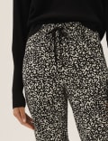 Linen Rich Tapered Ankle Grazer Trousers