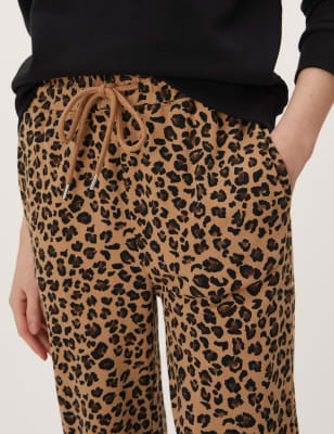 Cheetah on sale print sweatpants