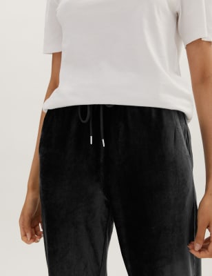 Zara discount velvet joggers