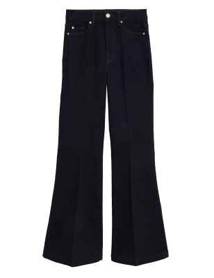

M&S Collection Jeans acampanados de cintura altaWomens - Indigo Mix, Indigo Mix