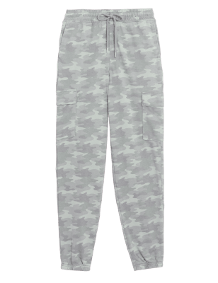 

M&S Collection Pantalón deportivo multiusos tapered de puntoWomens - Khaki Mix, Khaki Mix