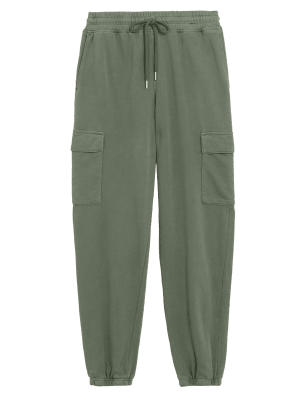 

M&S Collection Pantalón deportivo multiusos tapered de puntoWomens - Khaki, Khaki