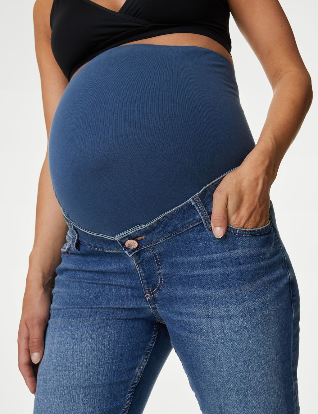 Maternity Ivy Over Bump Skinny Jeans image 3