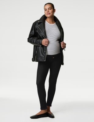 Skinny Ivy-positiejeans katoen buikband | M&S NL