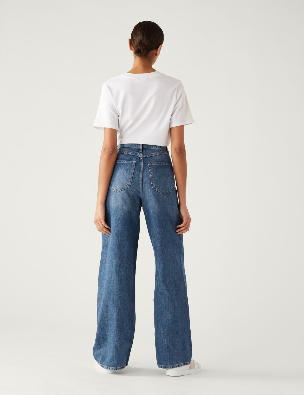 High Waisted Wide Leg Jeans image 4