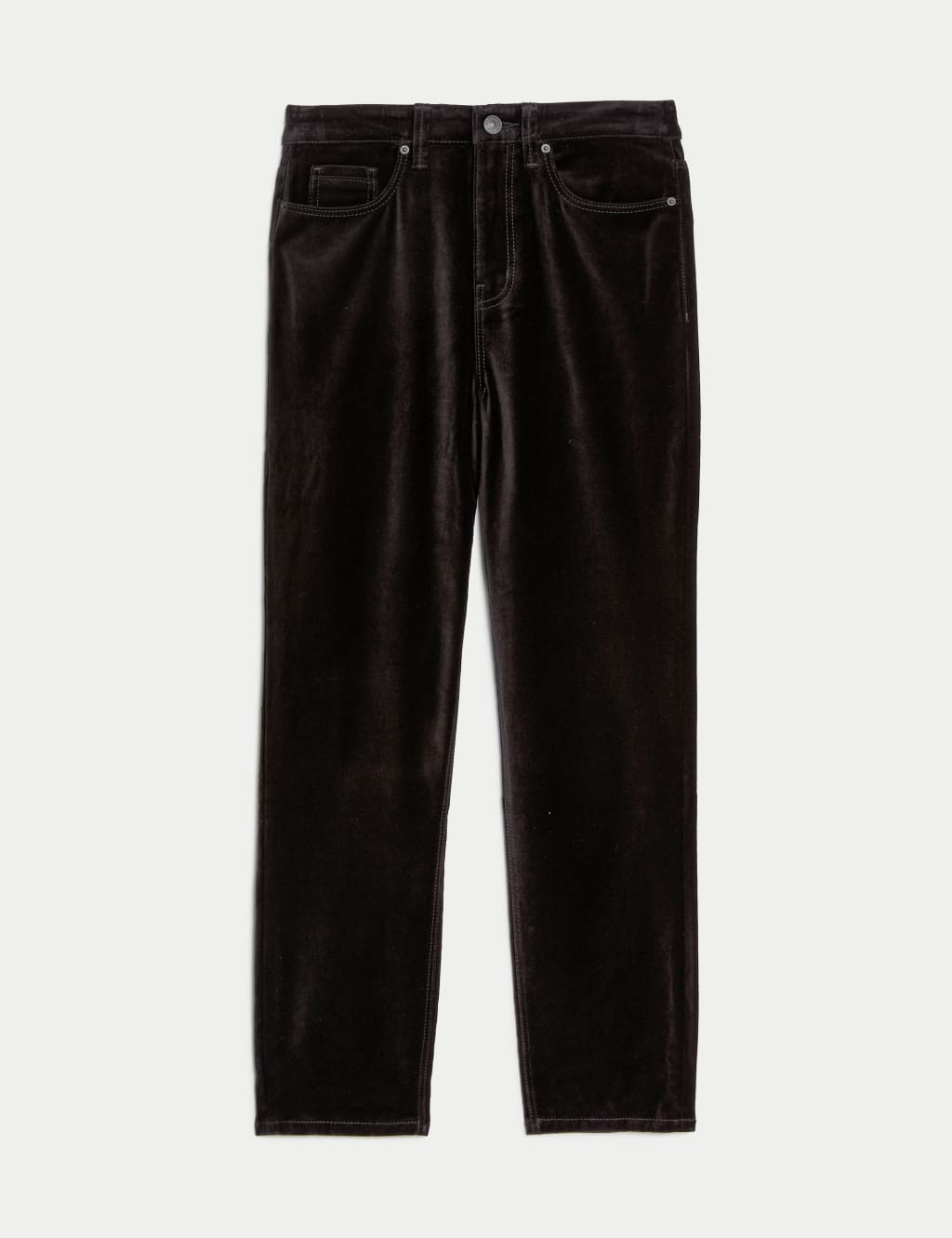 Harper Velvet Cigarette Ankle Grazer Jeans image 2