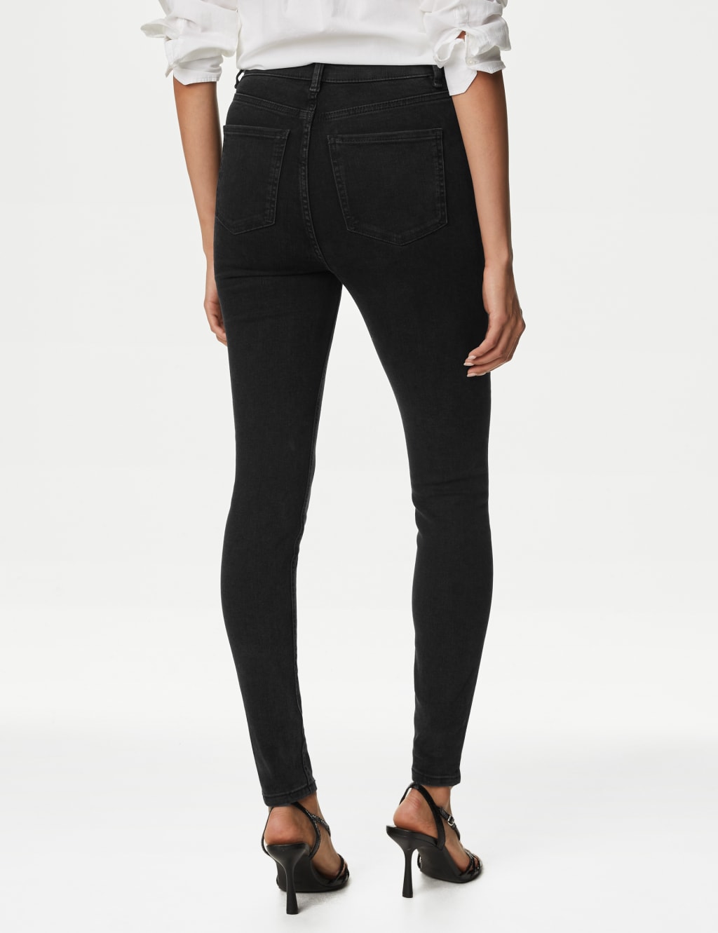 Ivy High Waisted Embellished Skinny Jeans image 5