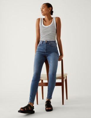 Marks And Spencer Womens M&S Collection Ivy Skinny Jeans - Medium Indigo, Medium Indigo