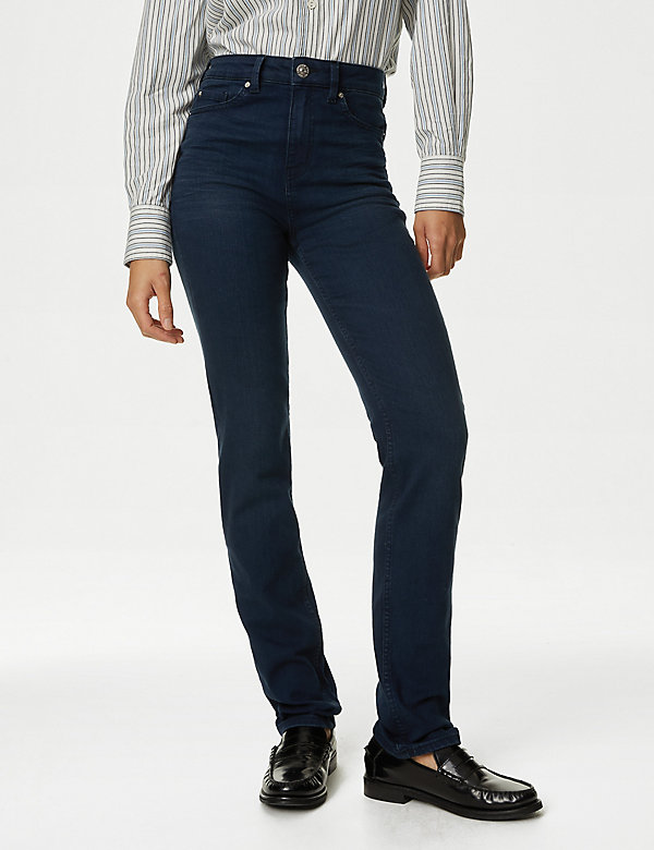 Sienna Straight Leg Jeans with Stretch - UY