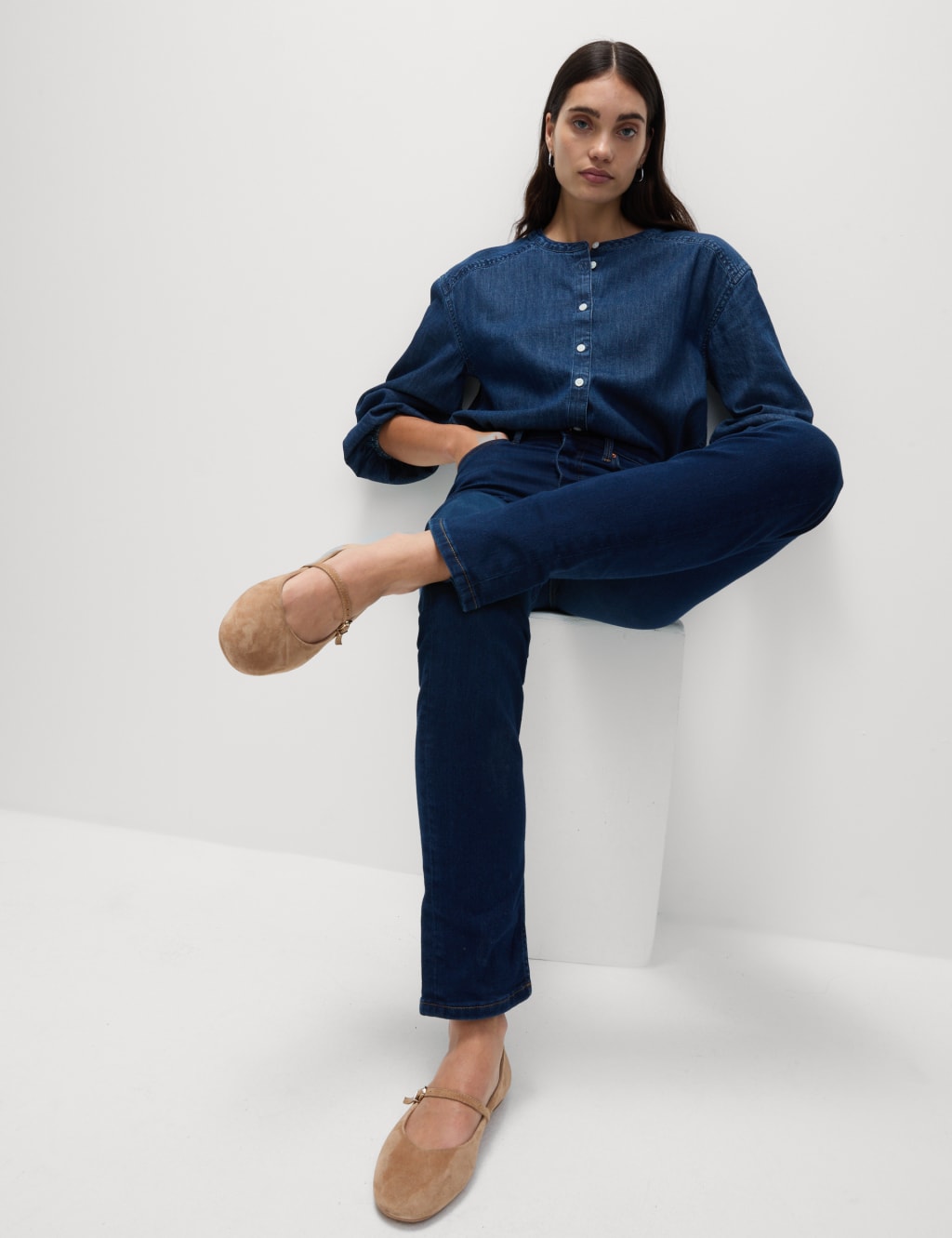 Sienna Straight Leg Jeans with Stretch image 3
