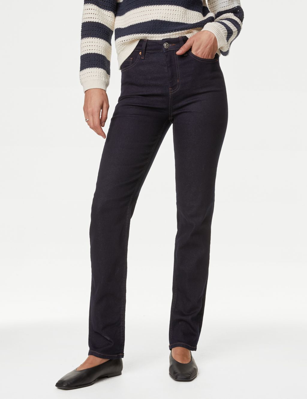 Sienna Straight Leg Jeans with Stretch image 3
