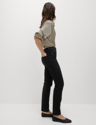 

Womens M&S Collection Jeans „Sienna“ mit geradem Bein und Stretch - Black Mix, Black Mix