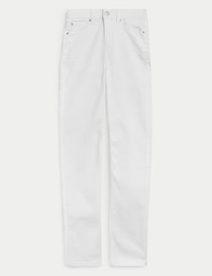 

Womens M&S Collection Sienna Straight Leg Jeans with Stretch - White, White