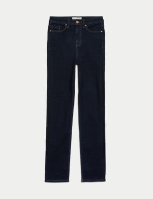 

Womens M&S Collection Superweiche Jeans mit geradem Bein „Sienna“ - Indigo Mix, Indigo Mix