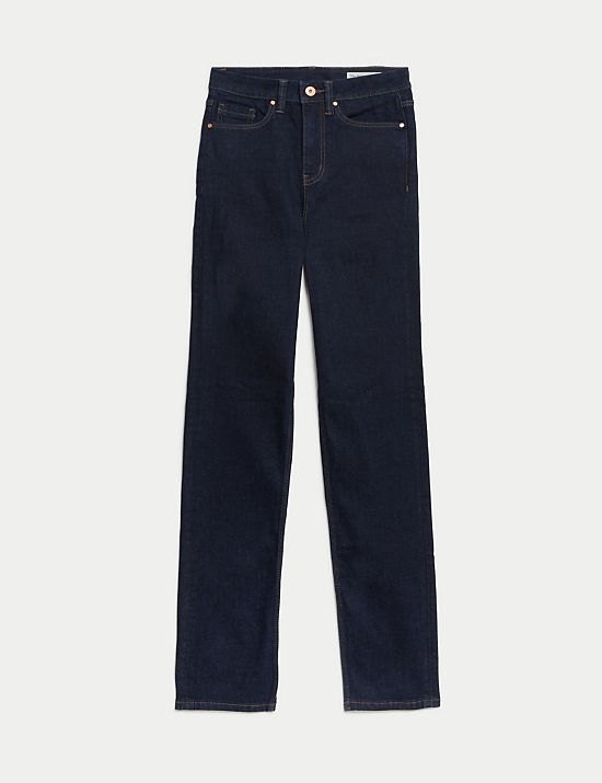 Superzachte Sienna-jeans met rechte pijpen