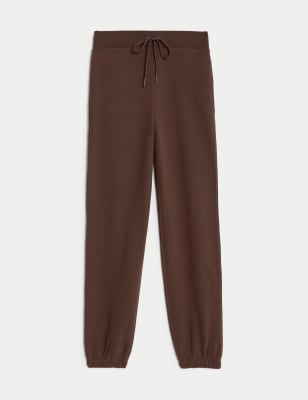 Cotton Rich Drawstring Cuffed Joggers