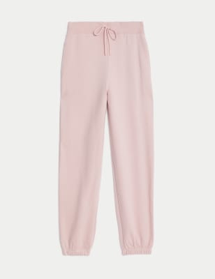 Cotton Rich Drawstring Cuffed Joggers