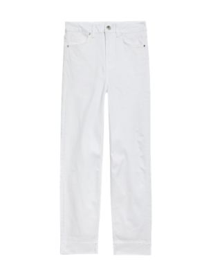 

Womens M&S Collection Harper Supersoft Cigarette Jeans - Soft White, Soft White