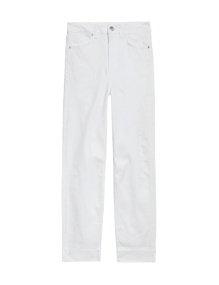 

Womens M&S Collection Harper Supersoft Cigarette Jeans - Soft White, Soft White