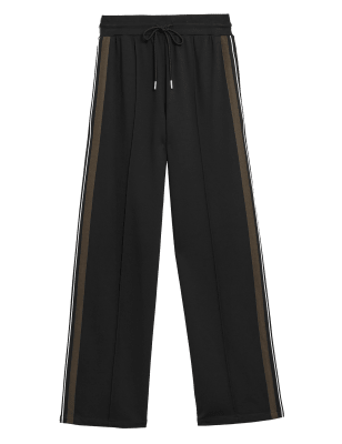

M&S Collection Pantalón de pata ancha con raya lateralWomens - Black, Black