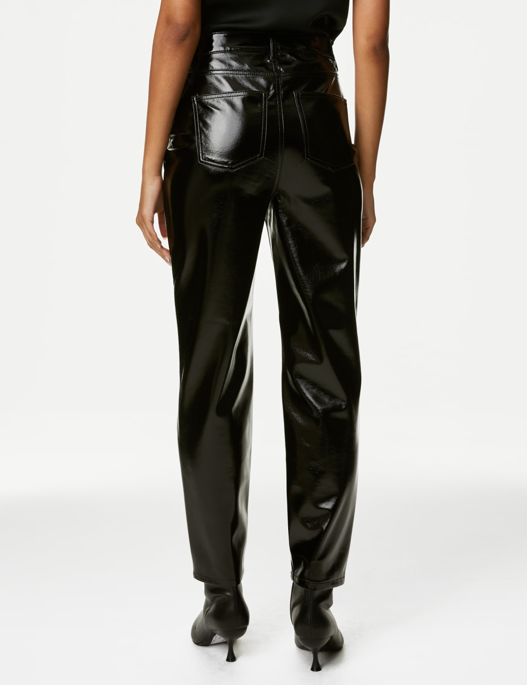 Harper Coated Cigarette Ankle Grazer Jeans image 5