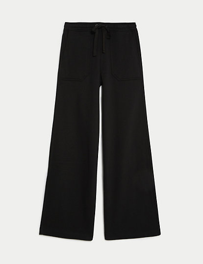 Wide Leg High Waisted Trousers