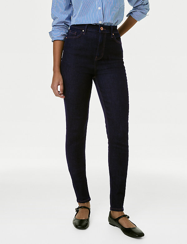 Superweiche Skinny-Jeans „Ivy“ mit hohem Bund - AT