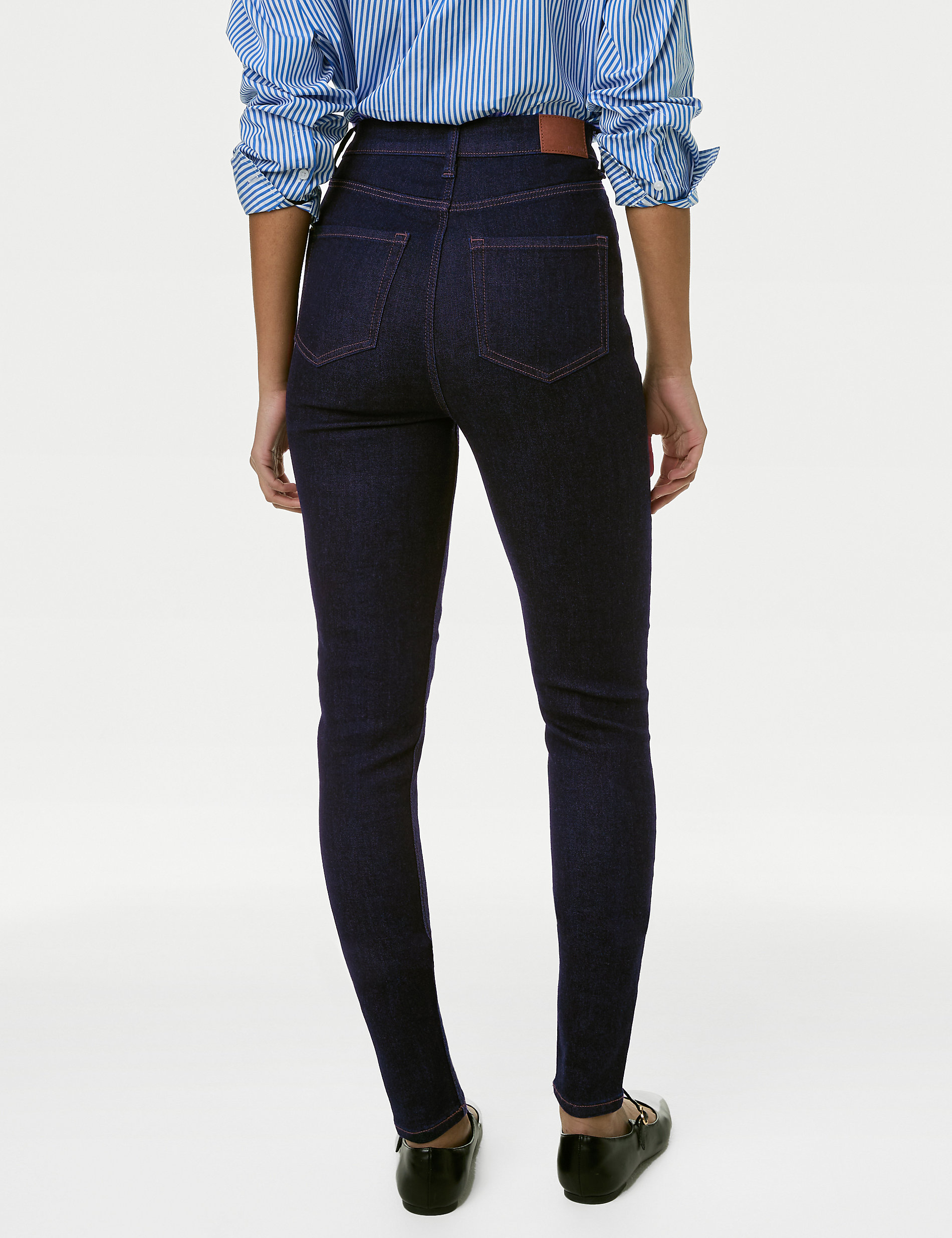 Superweiche Skinny-Jeans „Ivy“ mit hohem Bund