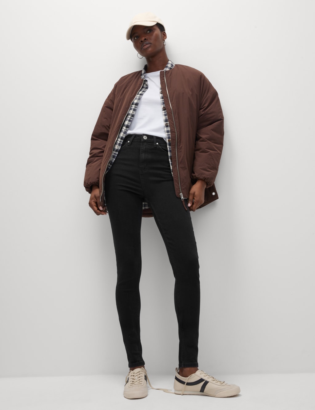 High waist super skinny jeans m&s hotsell