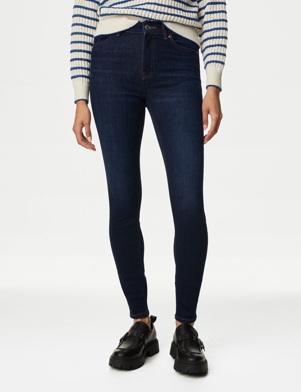 Ivy Thermal High Waisted Skinny Jeans image 3